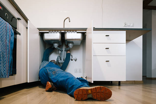 Professional Leak Detection technician working in Evansville, WI